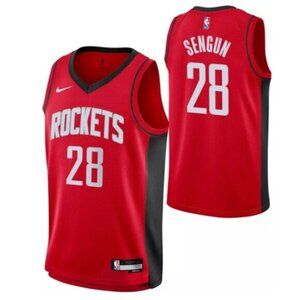 Mens Alperen Sengun Stitched Red Jersey